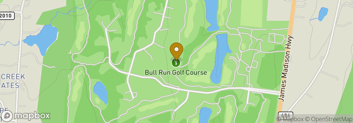 Map location: Bull Run Country Club