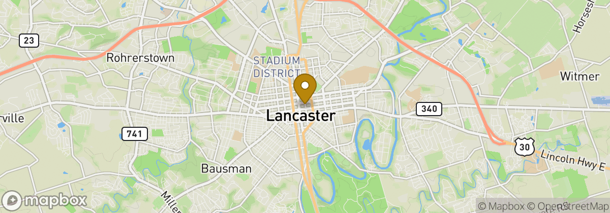 Map location: Lancaster