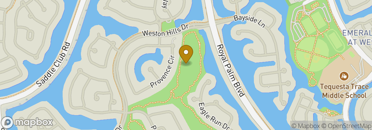 Map location: Weston Hills Golf Course