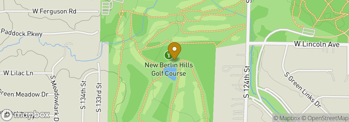Map location: New Berlin Hills Golf Course