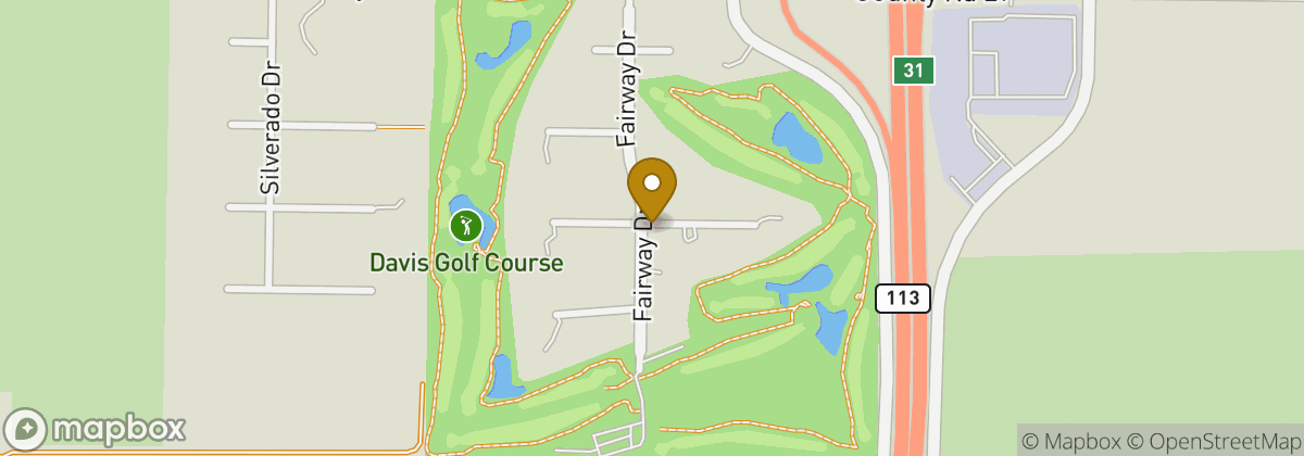 Map location: Davis Golf Course