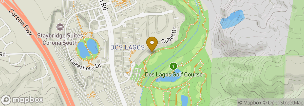 Map location: Dos Lagos Golf Course