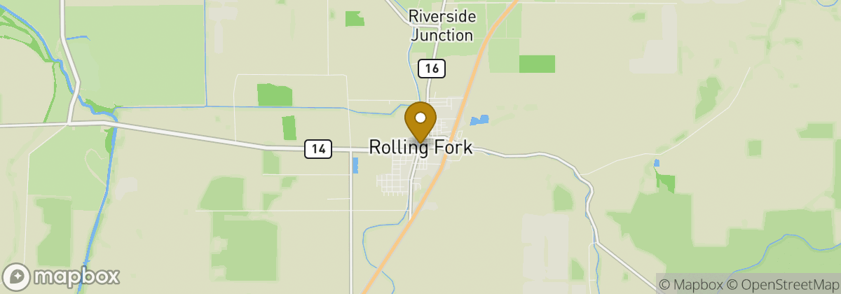 Map location: Rolling Fork