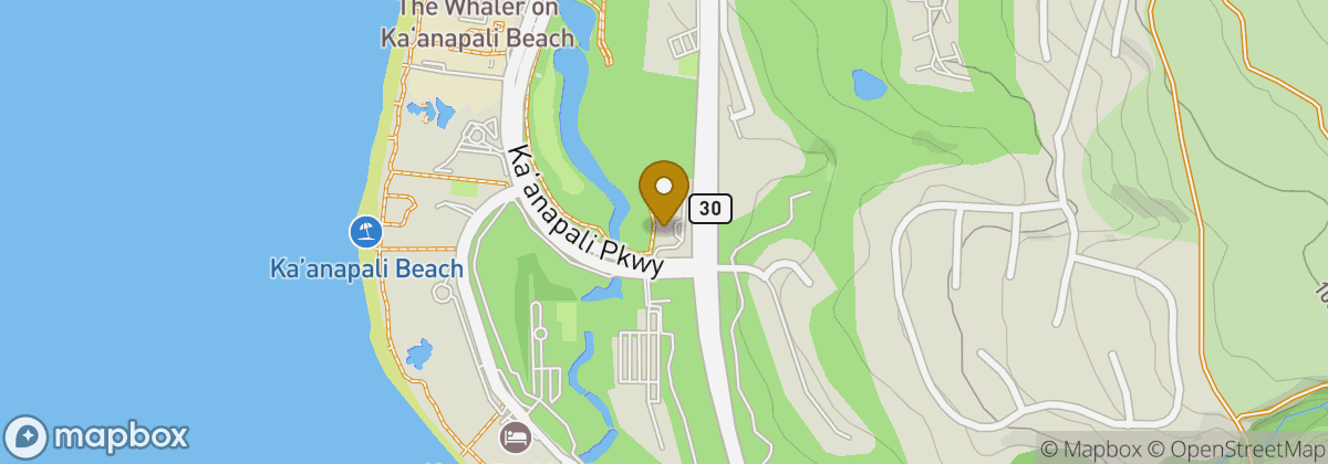 Map location: Ka'anapali Golf Courses
