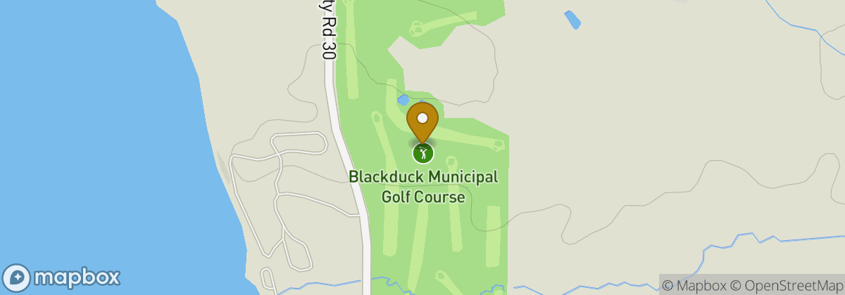Map location: Blackduck Municipal Golf Course