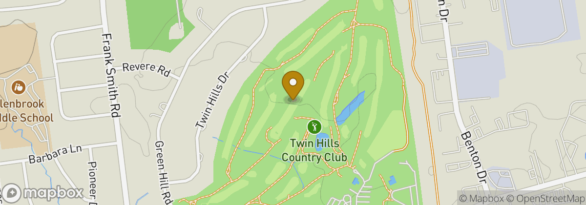 Map location: Twin Hills Country Club