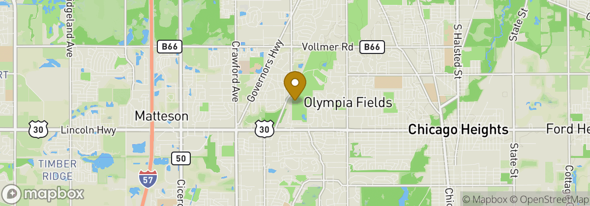 Map location: Olympia Fields
