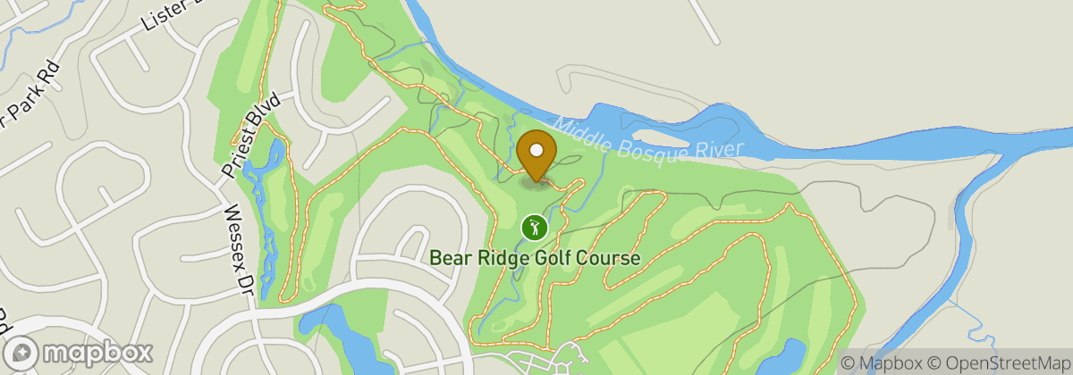 Map location: Bear Ridge Golf Club