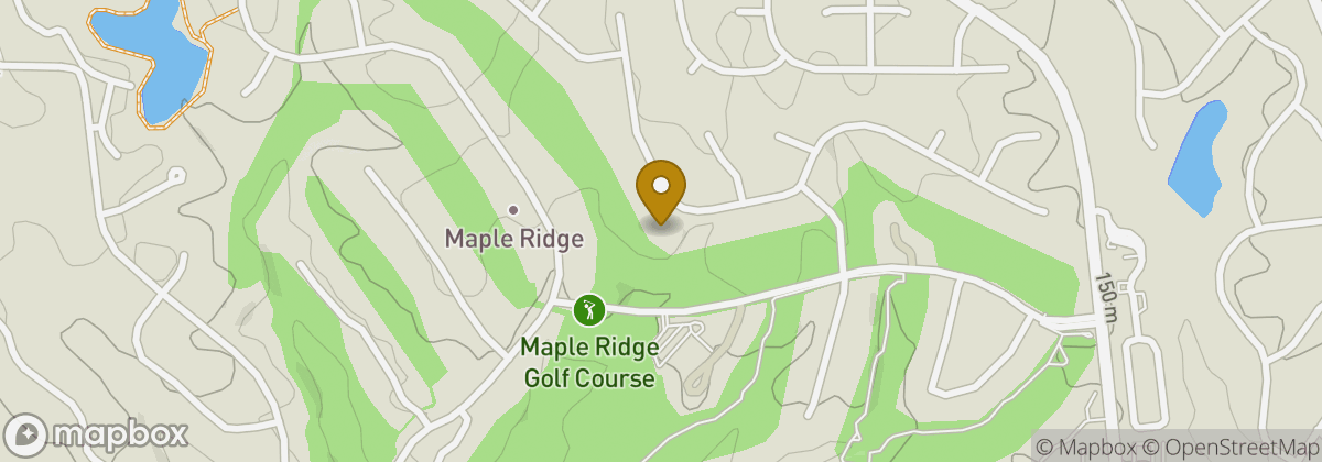 Map location: Maple Ridge Golf Club