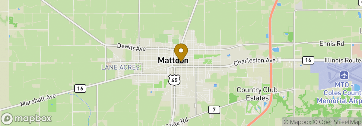 Map location: Mattoon