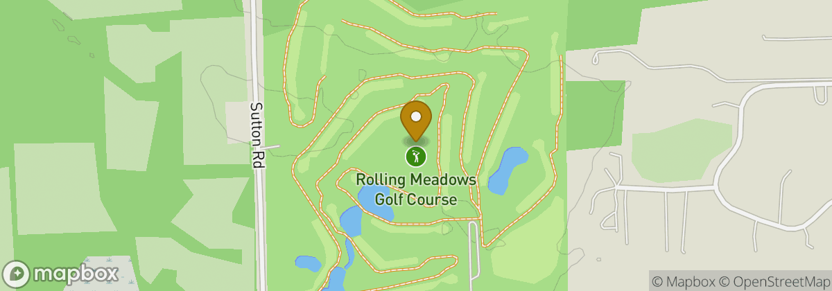 Map location: Rolling Meadows Golf Course
