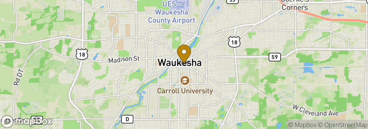 Map location: Waukesha