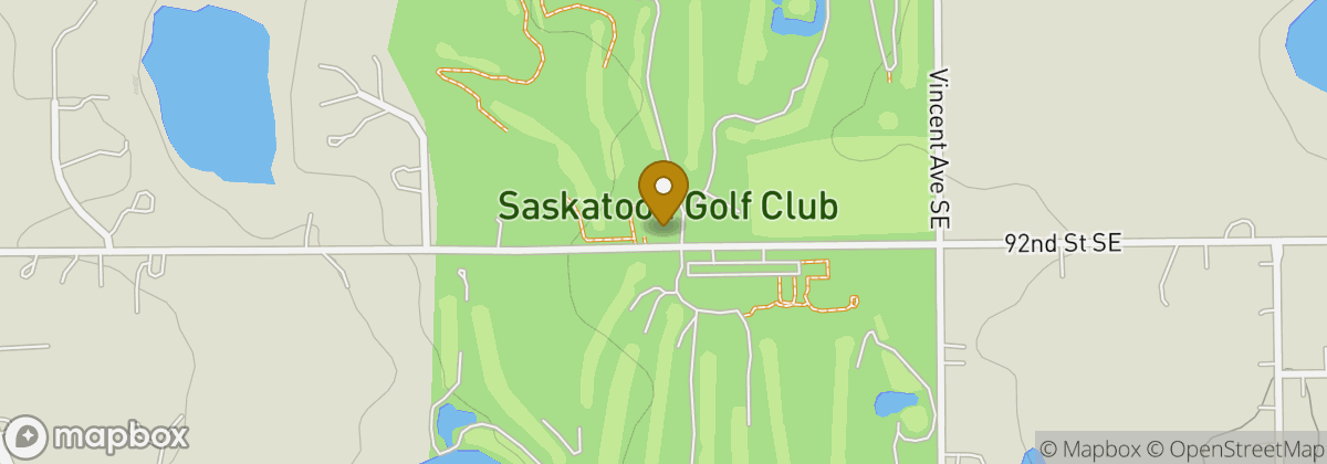 Map location: Saskatoon Golf Club