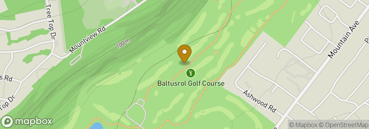 Map location: Baltusrol Golf Club