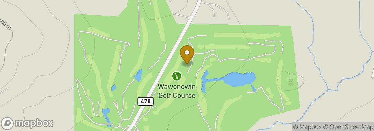 Map location: Wawonowin Country Club