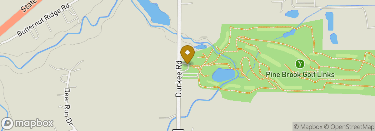Map location: Pine Brook Golf Links