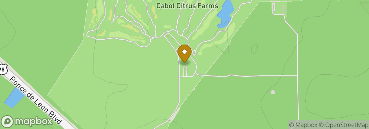 Map location: Cabot Citrus Farms