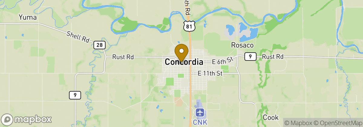 Map location: Concordia