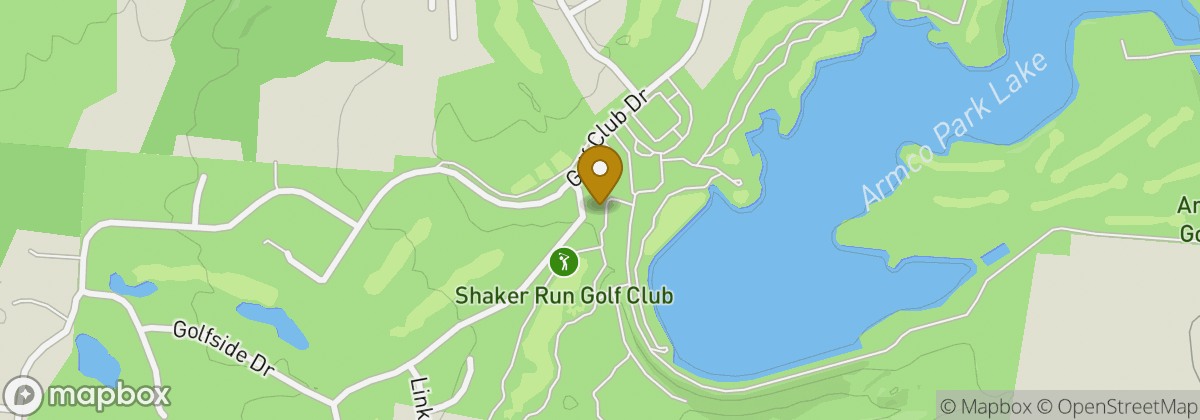 Map location: Shaker Run Golf Club