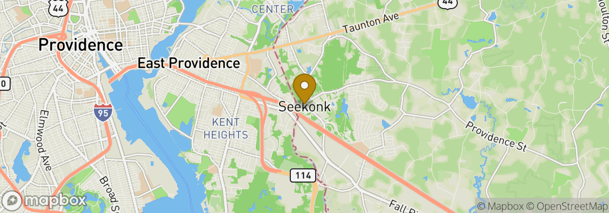 Map location: Seekonk