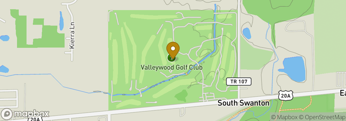 Map location: Valleywood Golf Club