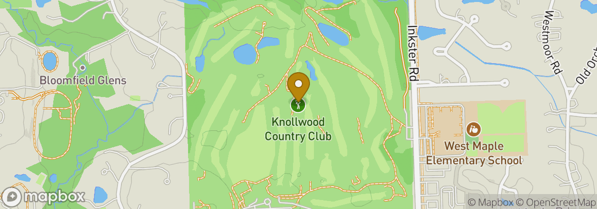 Map location: Knollwood Country Club