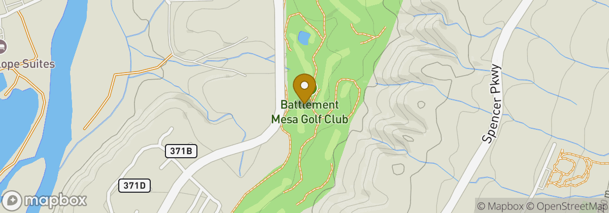 Map location: Battlement Mesa Golf Club