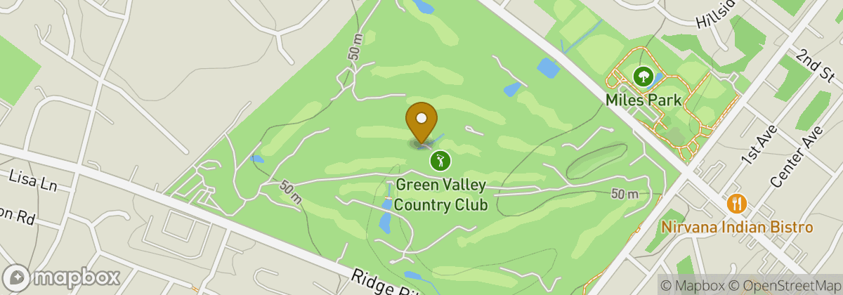 Map location: Green Valley Country Club