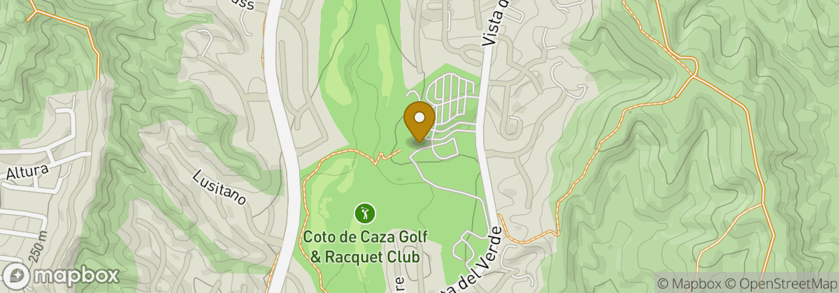 Map location: Coto DE Caza Golf & Racquet Club