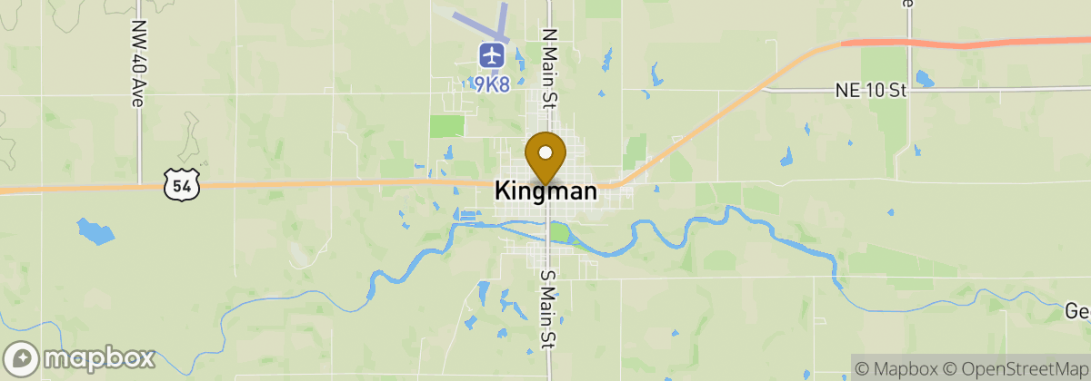 Map location: Kingman