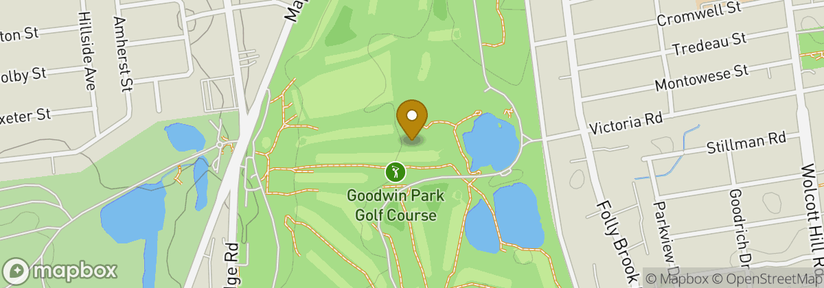 Map location: Goodwin Park Golf Course