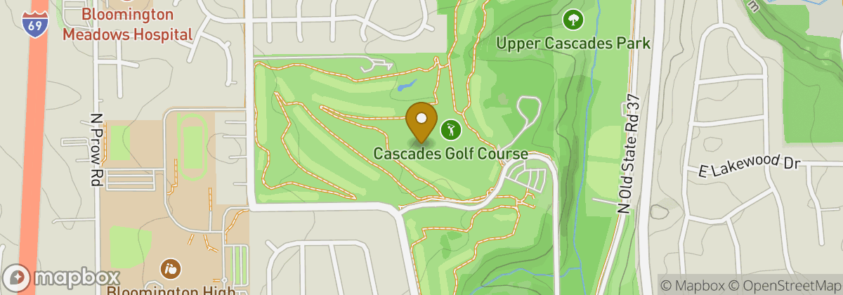 Map location: Cascades Golf Course