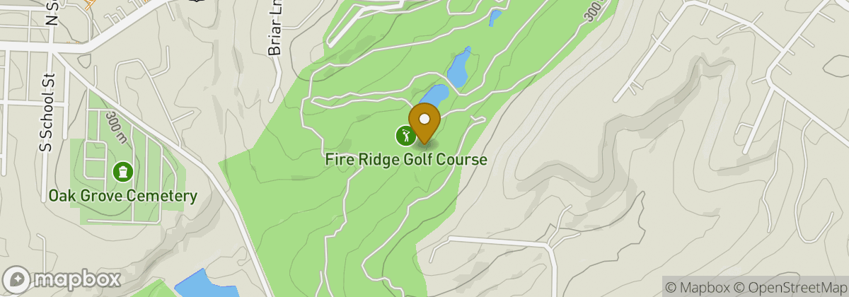 Map location: Fire Ridge Golf Course