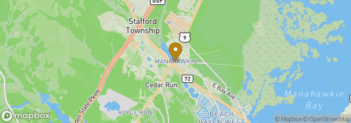 Map location: Manahawkin