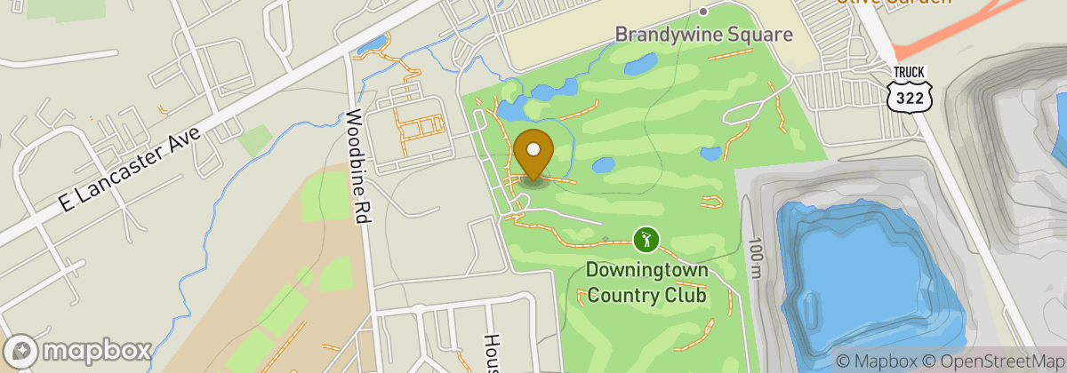 Map location: Ron Jaworski's Downingtown Country Club