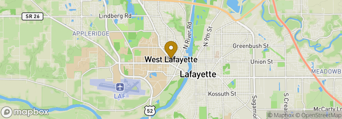 Map location: West Lafayette