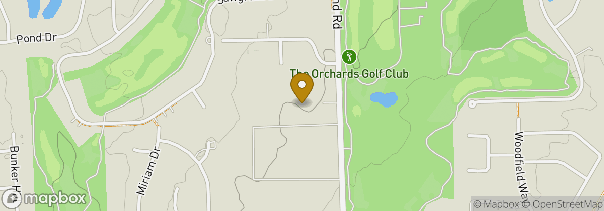 Map location: The Orchards Golf Club