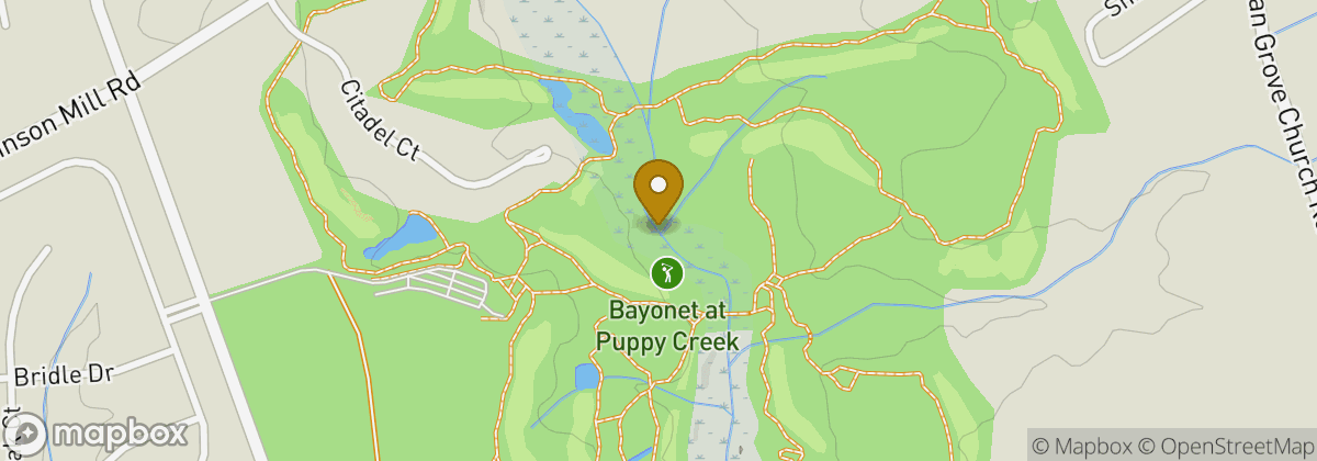 Map location: Bayonet at Puppy Creek