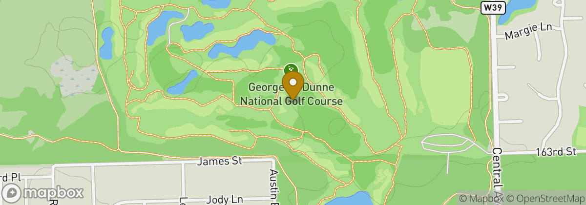 Map location: George W. Dunne National Golf Course