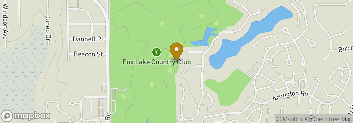 Map location: Fox Lake Country Club