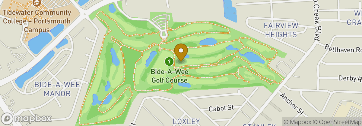 Map location: Bide-A-Wee Golf Course