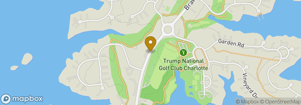 Map location: Trump National Golf Club Charlotte
