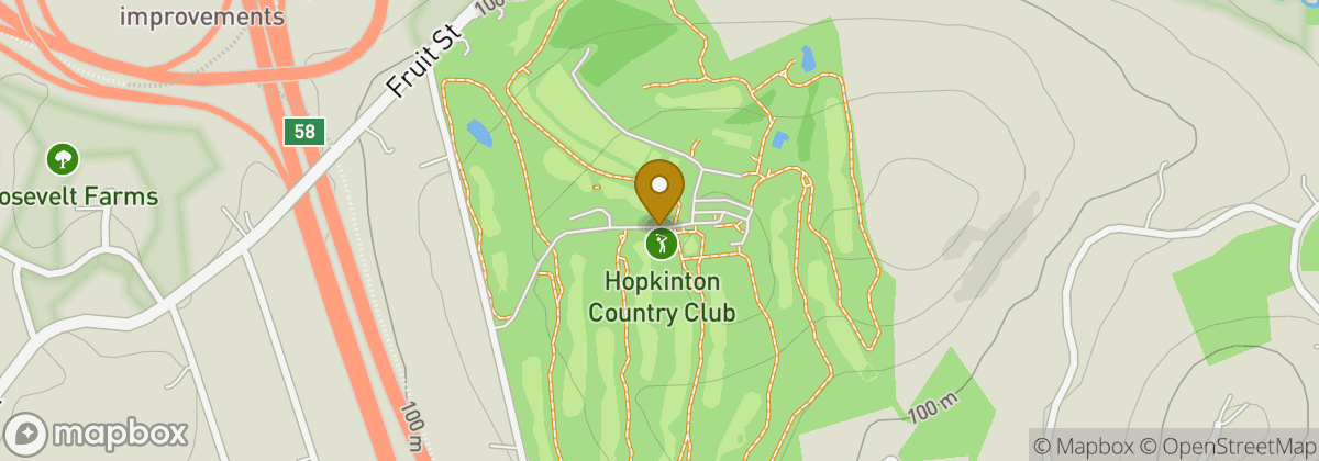 Map location: Hopkinton Country Club