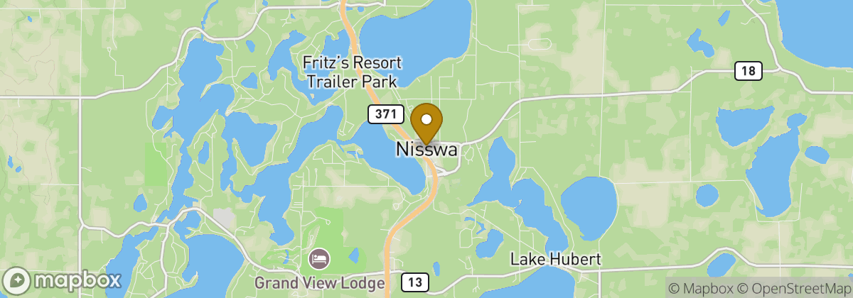 Map location: Nisswa