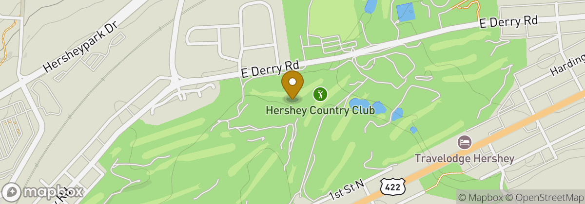 Map location: Hershey Country Club