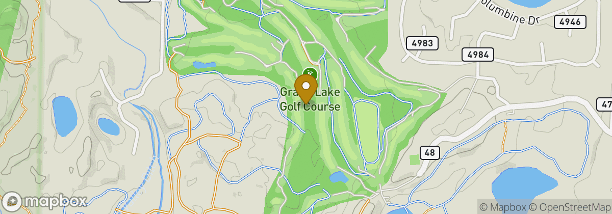 Map location: Grand Lake Golf Course