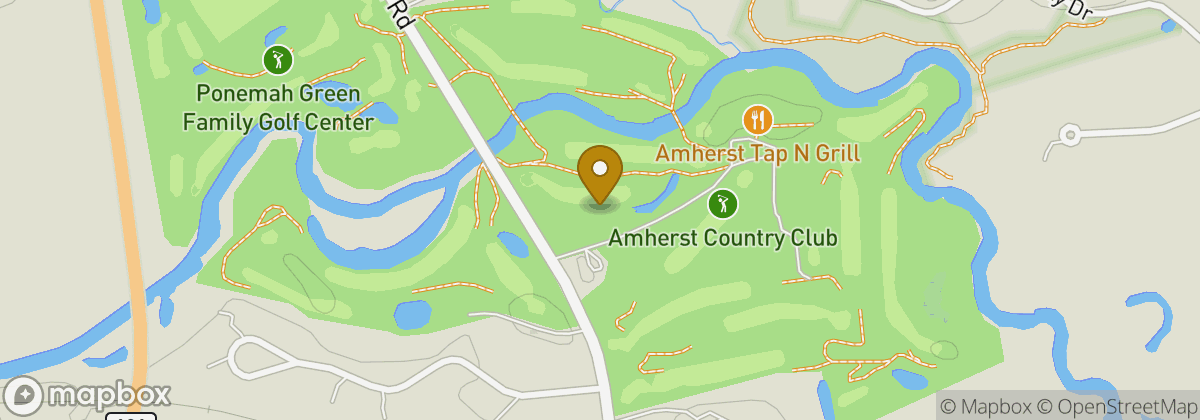 Map location: Amherst Country Club