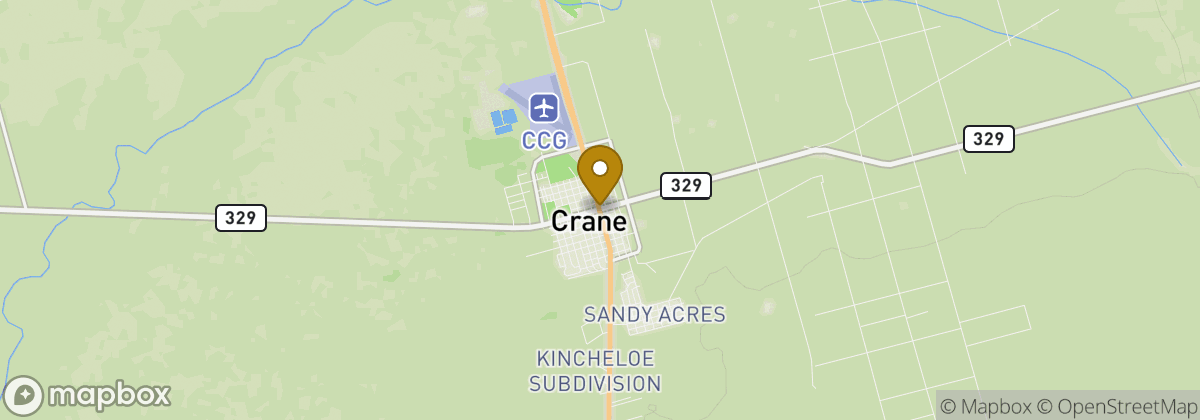 Map location: Crane