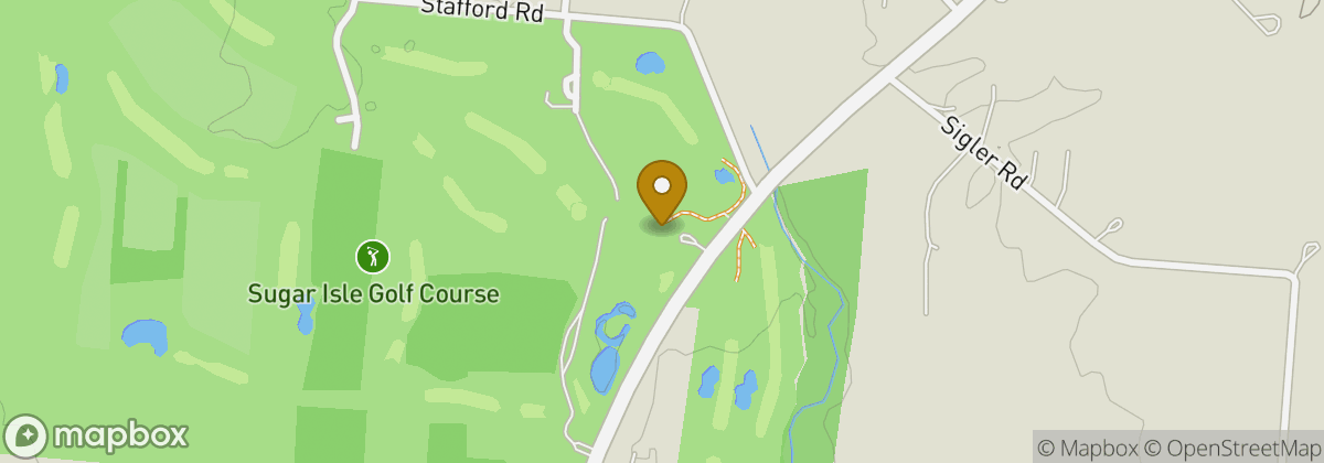 Map location: Sugar Isle Golf Course
