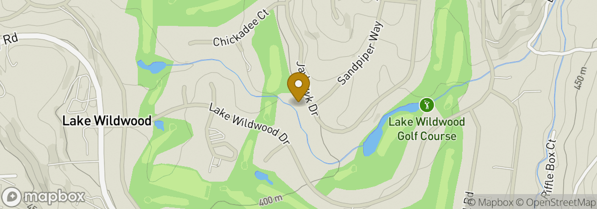 Map location: Lake Wildwood Golf Course